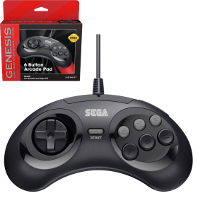 SEGA Genesis® 6-button Arcade Pad - Black