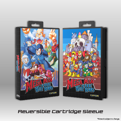 Mega Man: The Wily Wars CE - Reversible Cartridge Artwork
