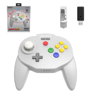 Tribute64 2.4 GHz Wireless Controller - Classic Grey