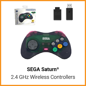 SEGA Saturn 2.4 GHz Wireless Controller - Manuals