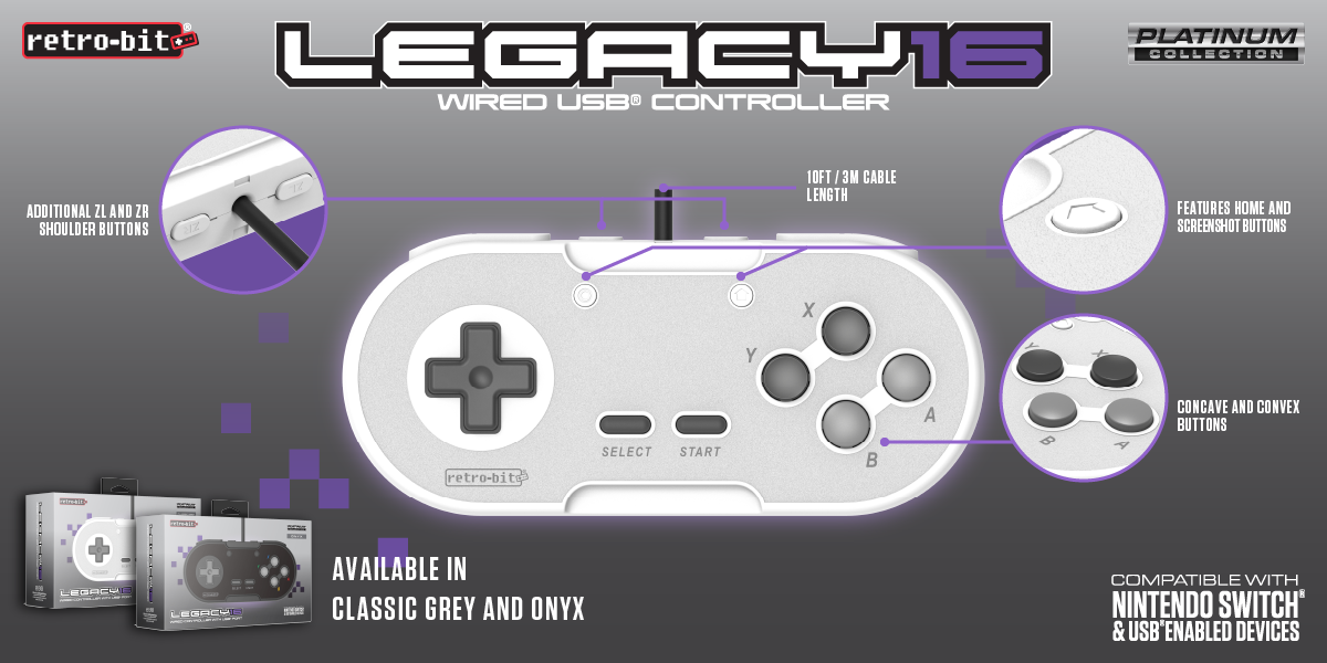 Legacy16 - Wired USB Diagram