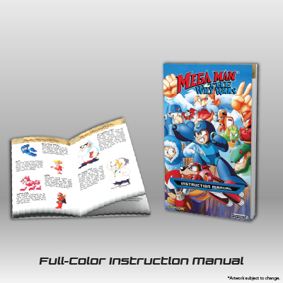 Mega Man: The Wily Wars CE - Full-color Instruction Manual