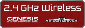 SEGA Genesis / Mega Drive 2.4 GHz Wireless