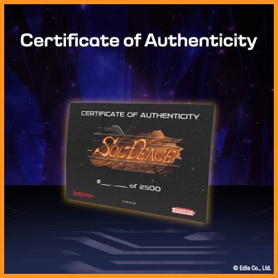 Sol-Deace - Certificate of Authenticity