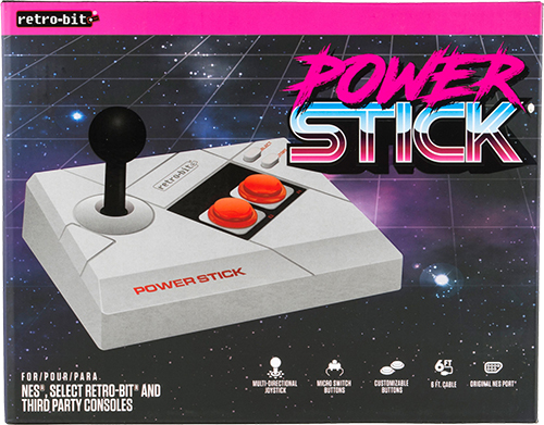 Retro-Bit Power Stick Packaging