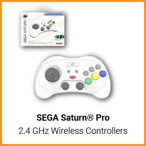 SEGA Saturn Pro 2.4 GHz Wireless Controller