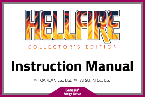 Hellfire, SEGA Genesis, SEGA Mega Drive, Toaplan, Tatsujin