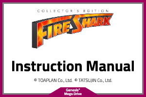 Fire Shark, SEGA Genesis, SEGA Mega Drive, Toaplan, Tatsujin
