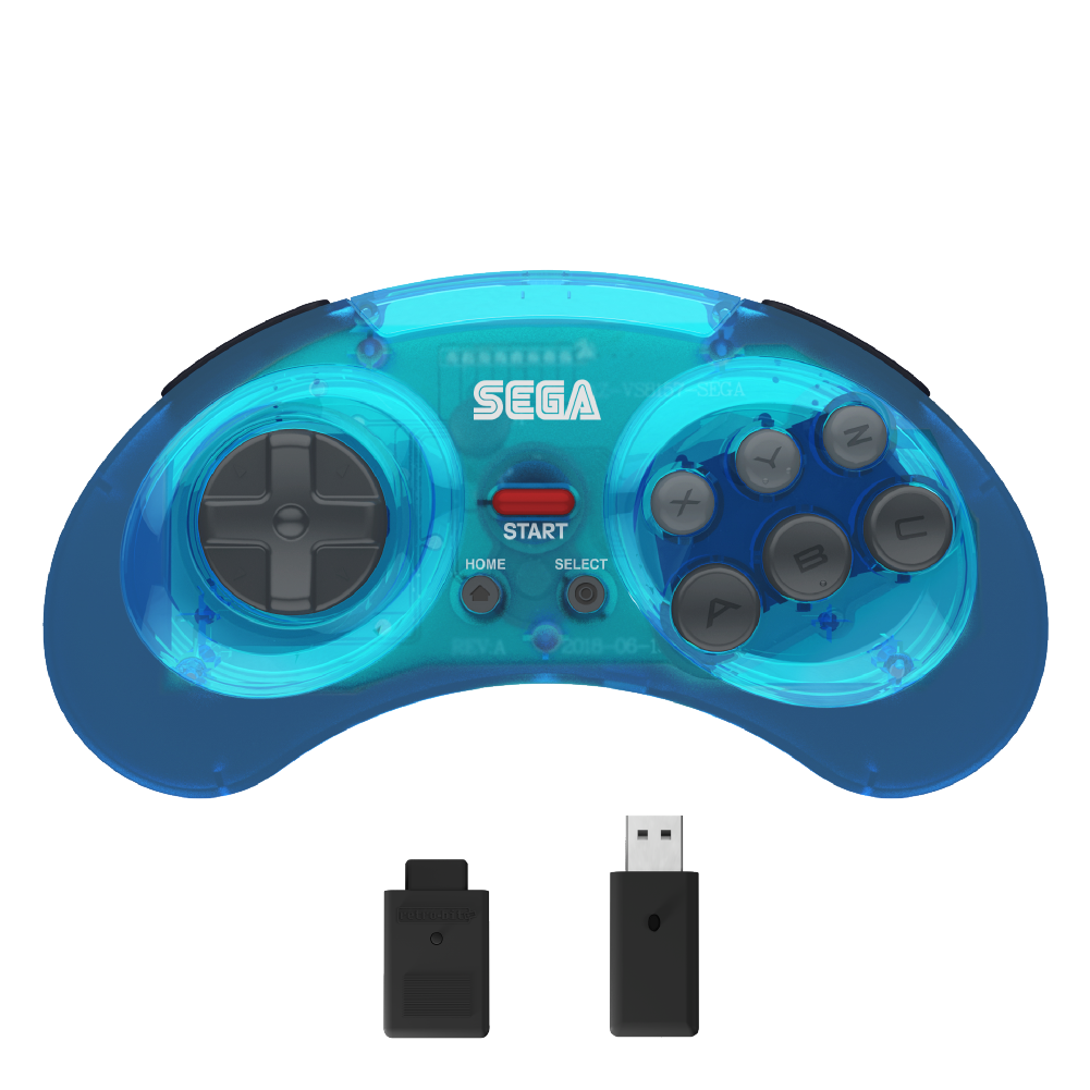 Mega Drive Colorway_2.4ghz_clear blue Mega Drive Colorway_2.4ghz_clear blue