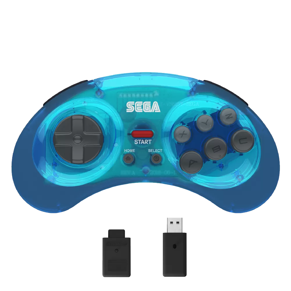 Mega Drive Colorway_2.4ghz_clear blue