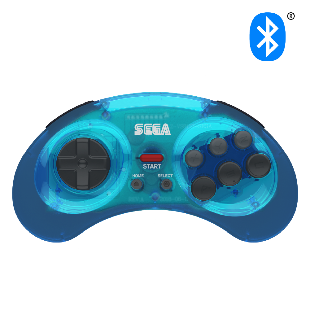 Mega Drive Colorway_bluetooth_clear blue Mega Drive Colorway_bluetooth_clear blue