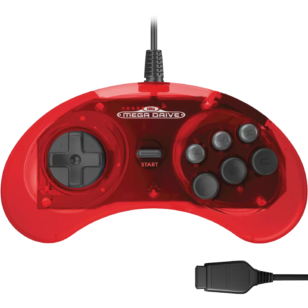 Mega Drive Colorway_console_crimson red