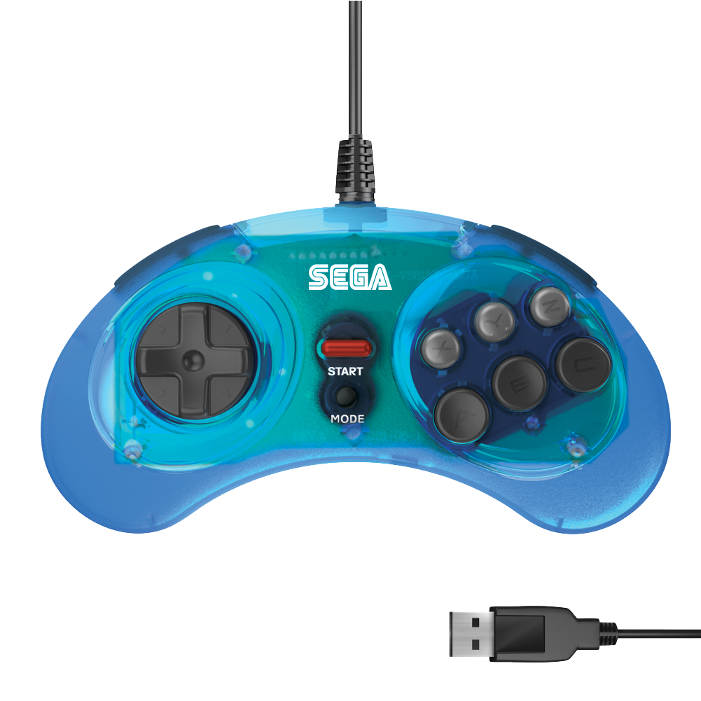 Mega Drive Colorway_usb_clear blue Mega Drive Colorway_usb_clear blue