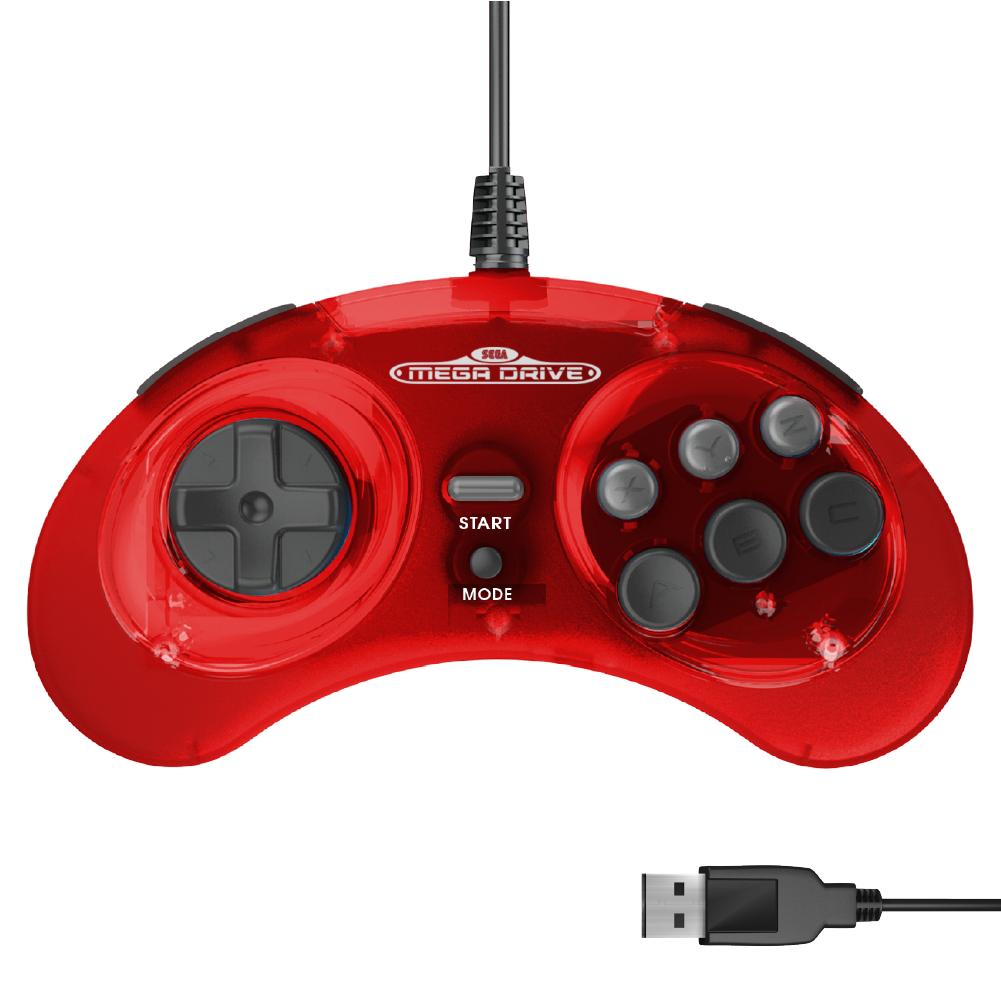 Mega Drive Colorway_usb_crimson red Mega Drive Colorway_usb_crimson red
